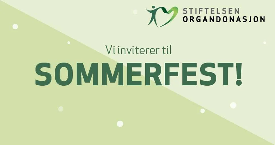 Sommerfest med Stiftelsen Organdonasjon