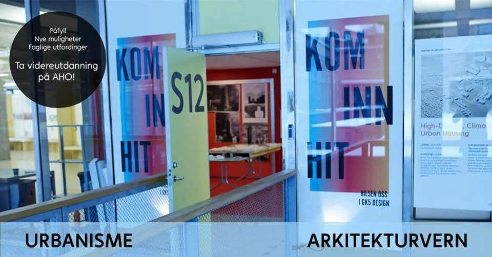 Videreutdanning på AHO // Infomøte