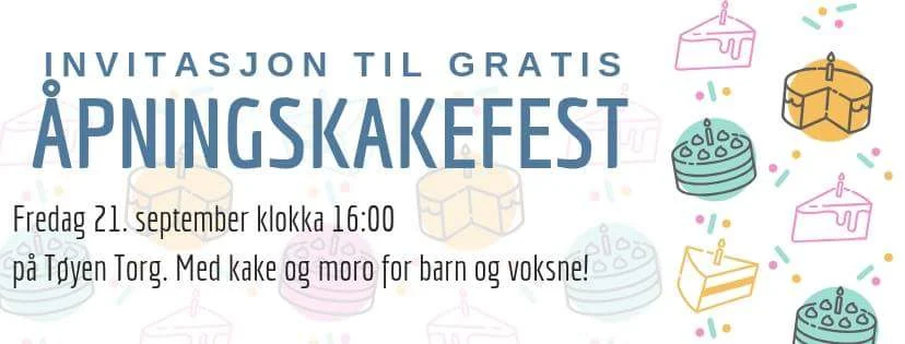 Gratis Åpningskakefest på Tøyen!