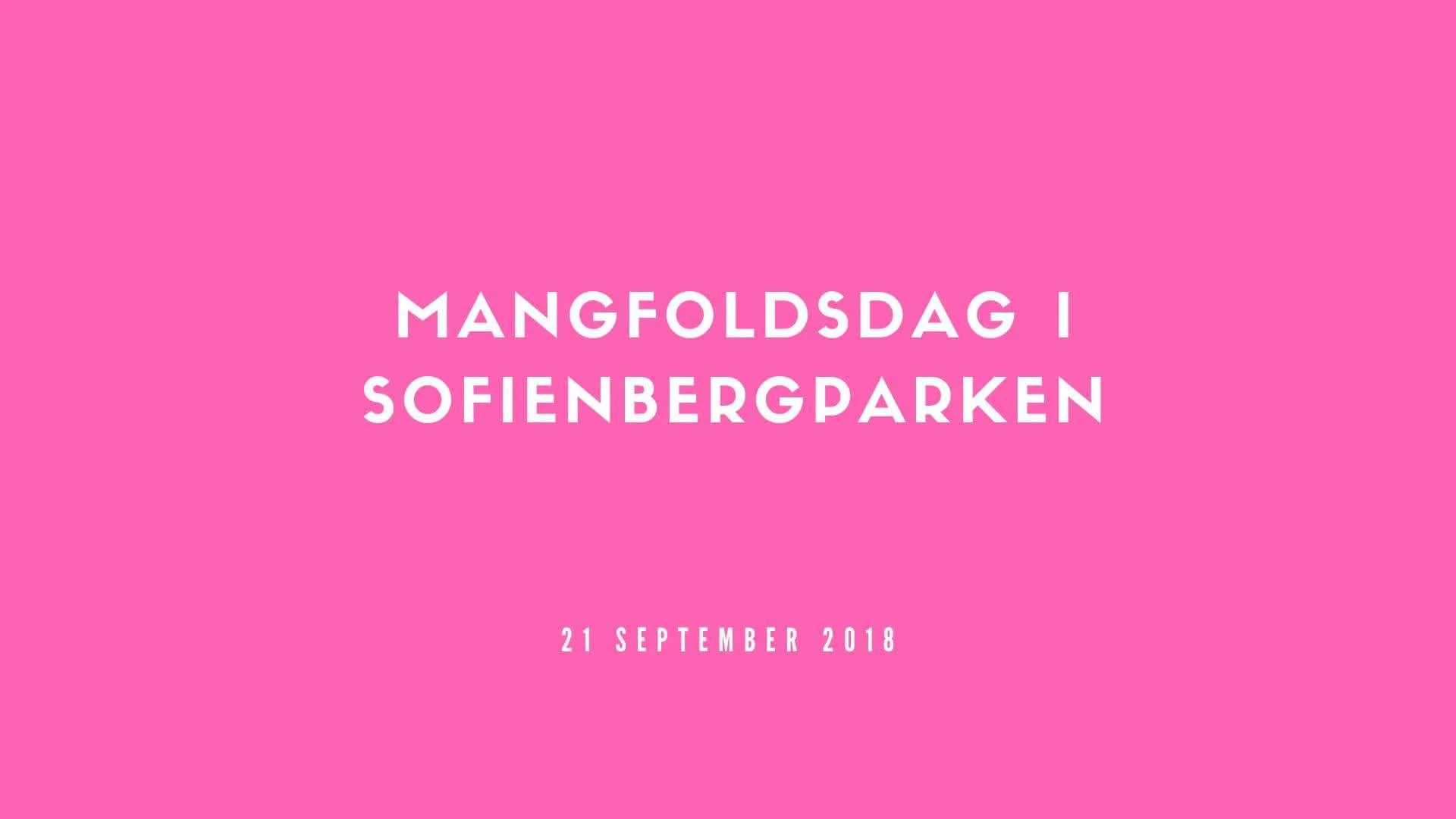 Mangfoldsdag i Bydel Grünerløkka- OXLO- uka 2018