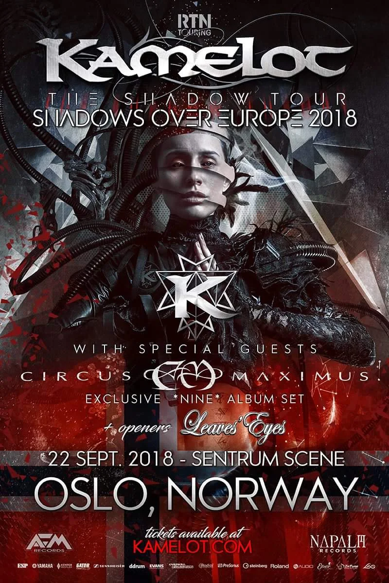 Kamelot // OSLO // Sentrum Scene – kun få bill.!