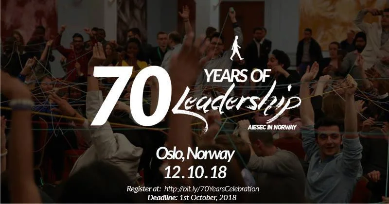 70th Anniversary | AIESEC in Norway