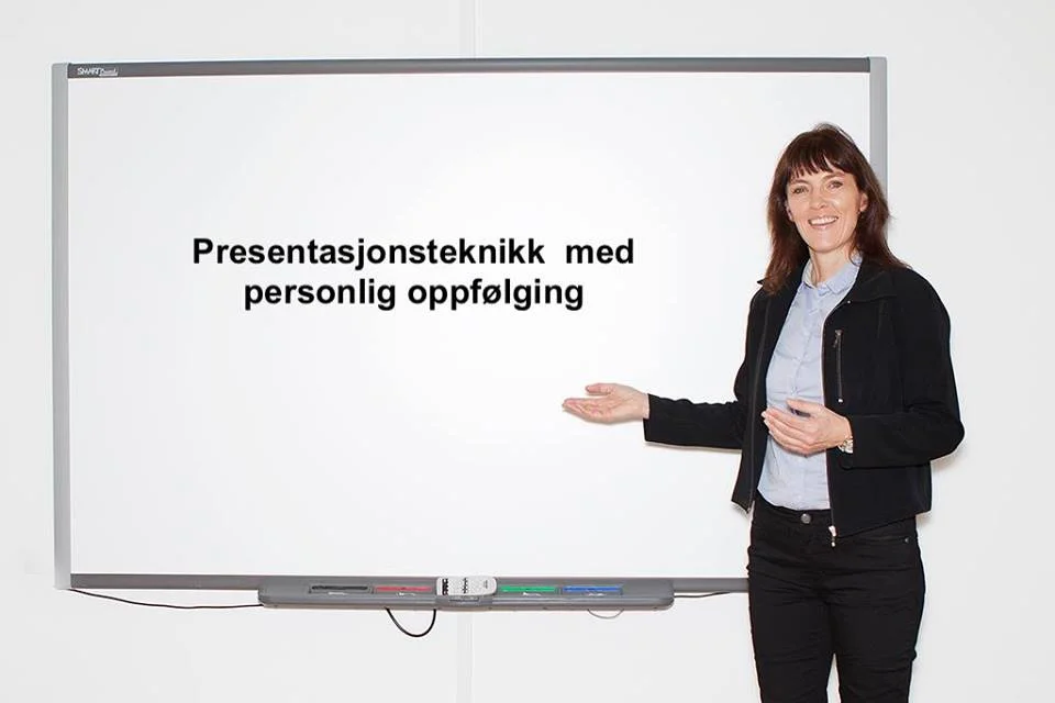 Presentasjonsteknikk med personlig oppfølging