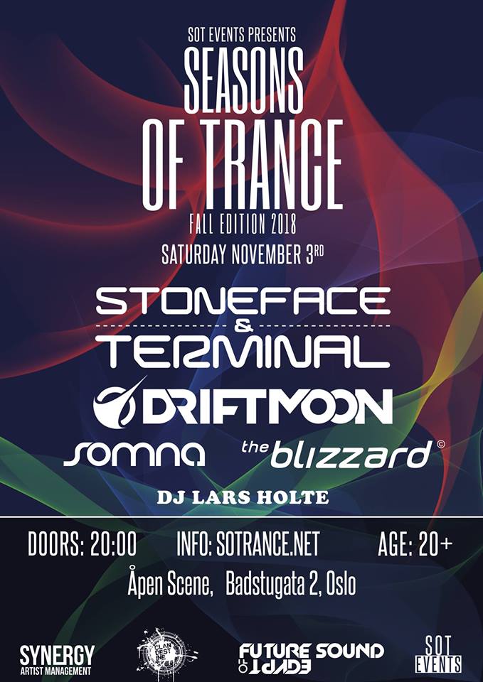 Seasons of Trance: Fall Edition 2018