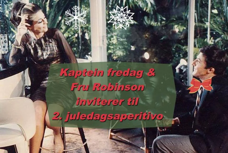 Juleaperitivo med Kaptein Fredag &amp; Fru Robinson