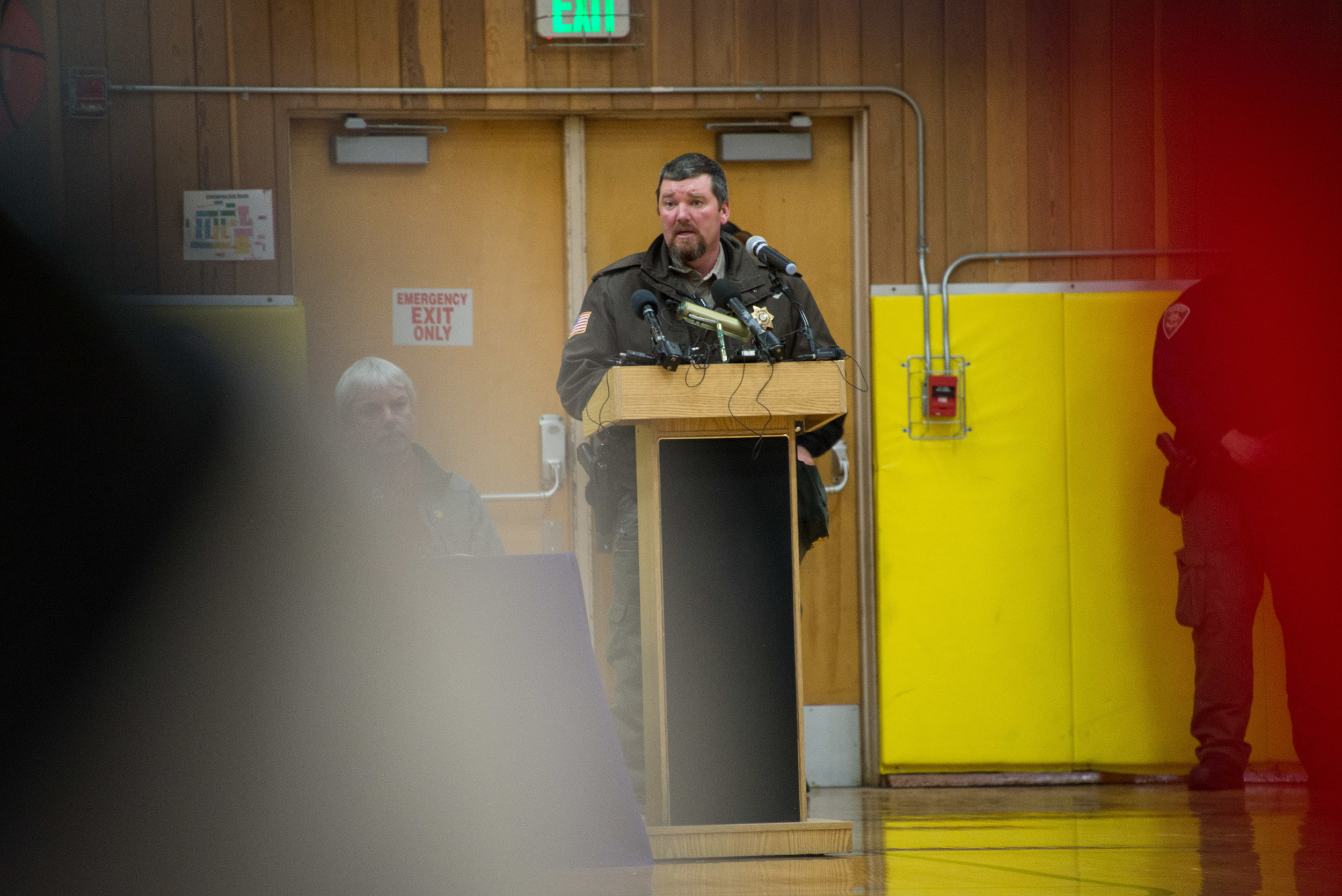 Sheriff Speaks at Harney Community Meeting