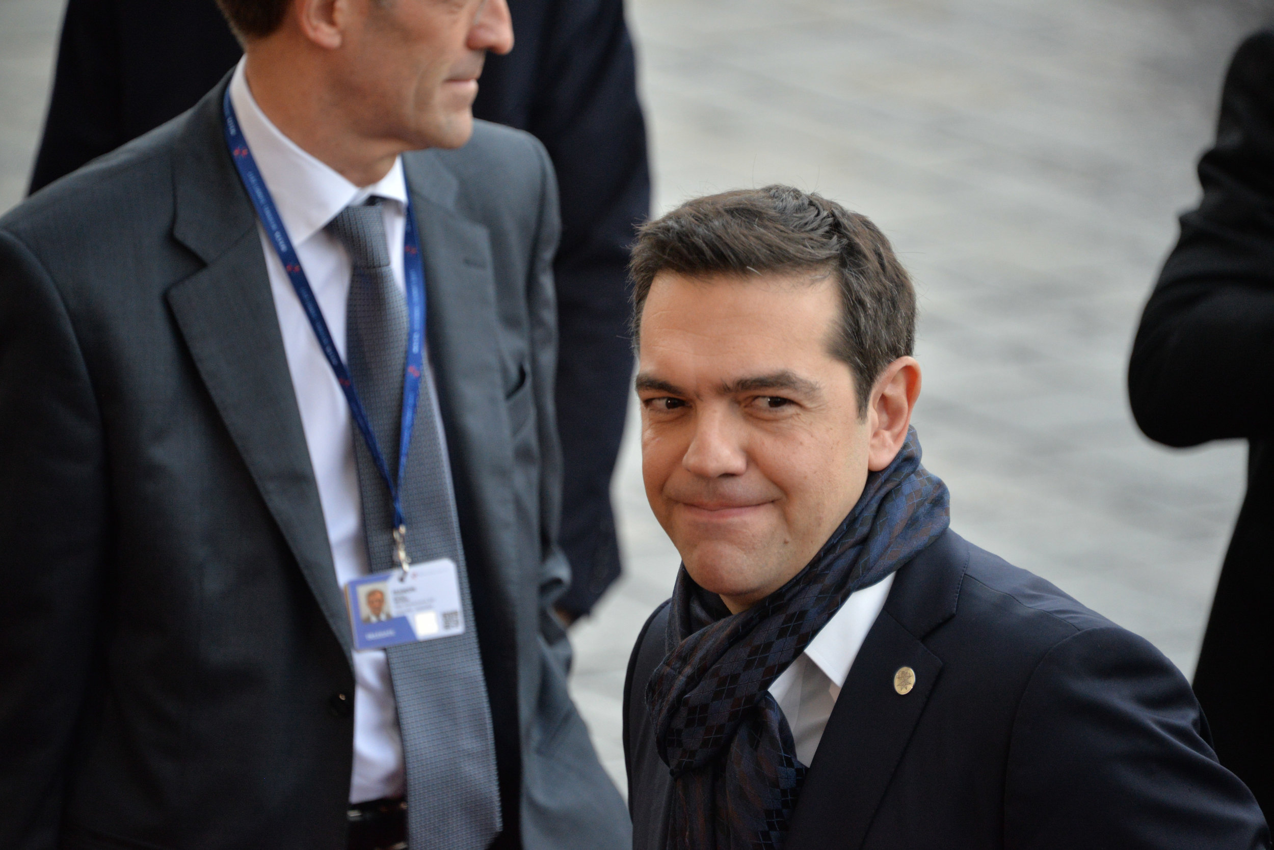  Alexis Tsipras arrives at a summit of the European Council in Valletta, Malta, Friday, Feb. 3, 2017. A continued flow of migrants from the Middle East and Africa is pressuring the European Council to act with some calling for cooperation with the Li