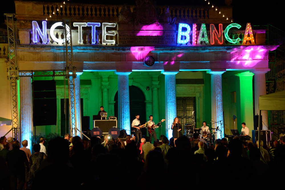  Music was a major part of Notte Bianca 2017 and the mainstage was active all night. 