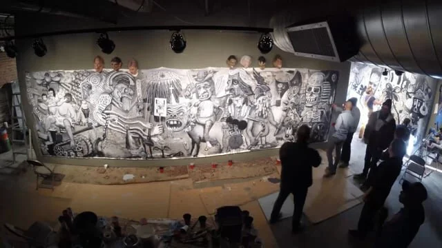 Paintallca at Knobfest 24 hour painting