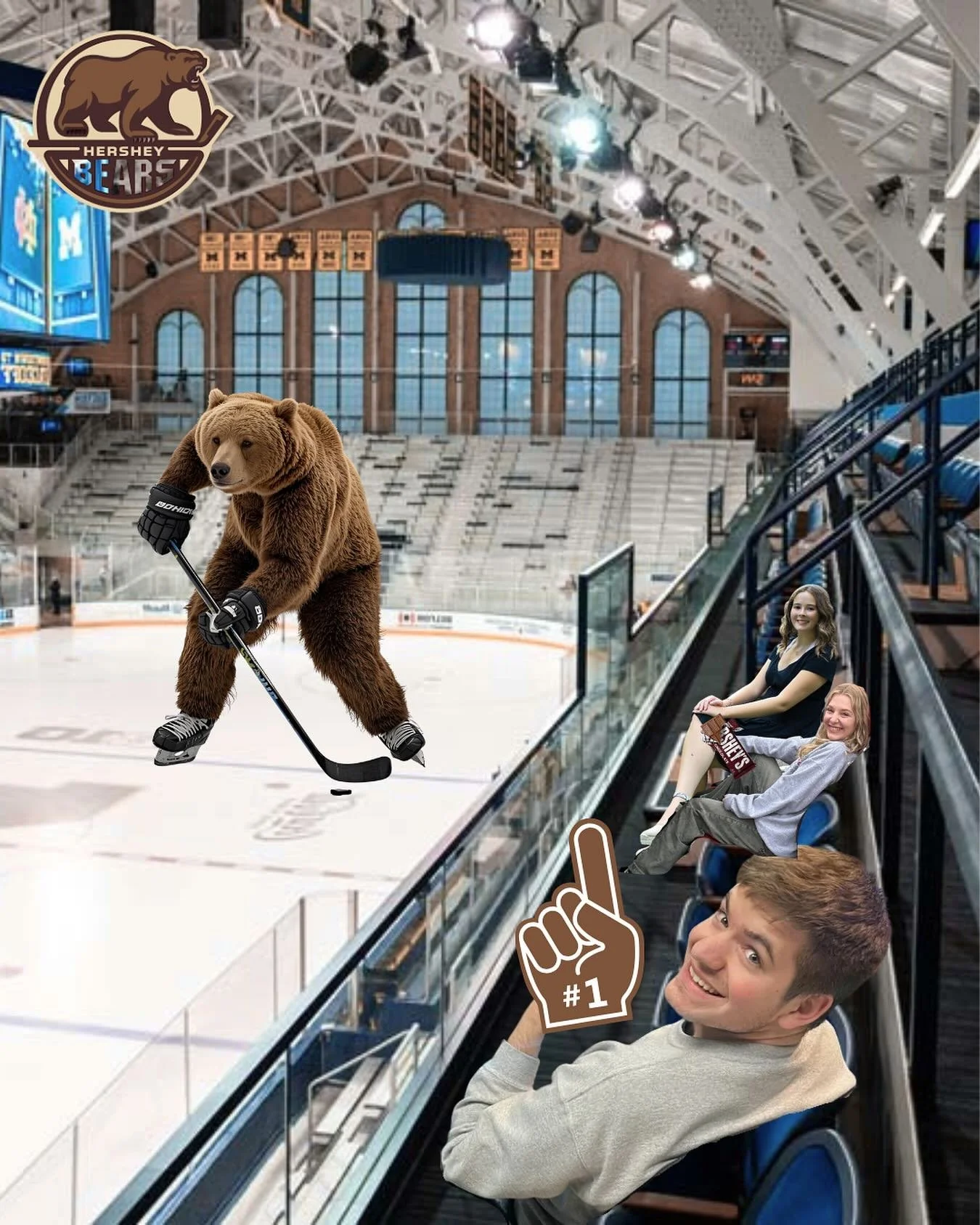 It is the last Day of 12 Days of Treats and it is officially Too Spooky! The final prize we have to showcase are 2 Hershey Bear hockey tickets 🏒!

This could be you watching the game if you call in to win! Happy Halloween 🎃!

@shippensburgu @shipuc