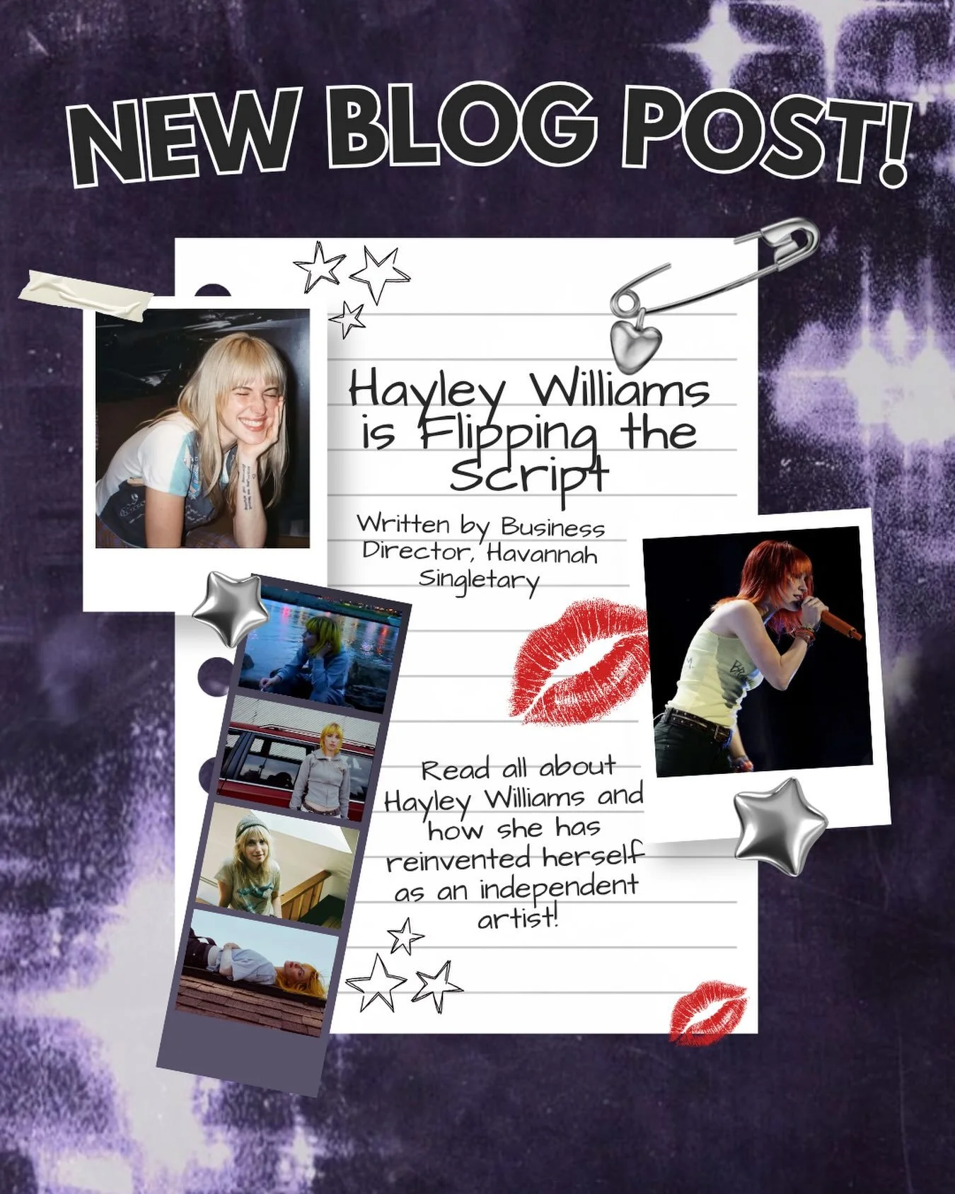 ⭐️New Blog Post⭐️
Our Business Director, Havannah, wrote a blog post all about Hayley Williams! Read her full article now on the WSYC Blog! Link in our bio!!🎶🎸

#collegeradio #shippensburg #hayleywilliams #paramore #radio