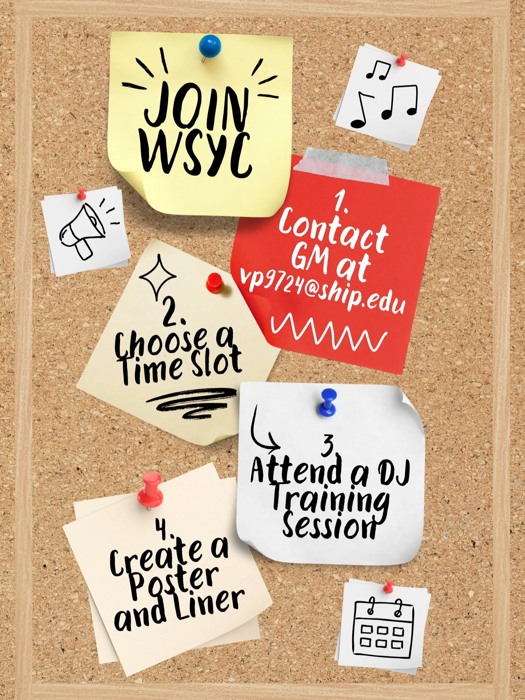 Still interested in WSYC? 🎧📻 Here&rsquo;s everything you need to know to get started and get your own show on the air!

#collegeradio #collegeradiostation #shippensburg #shippensburguniversity #shipcjm