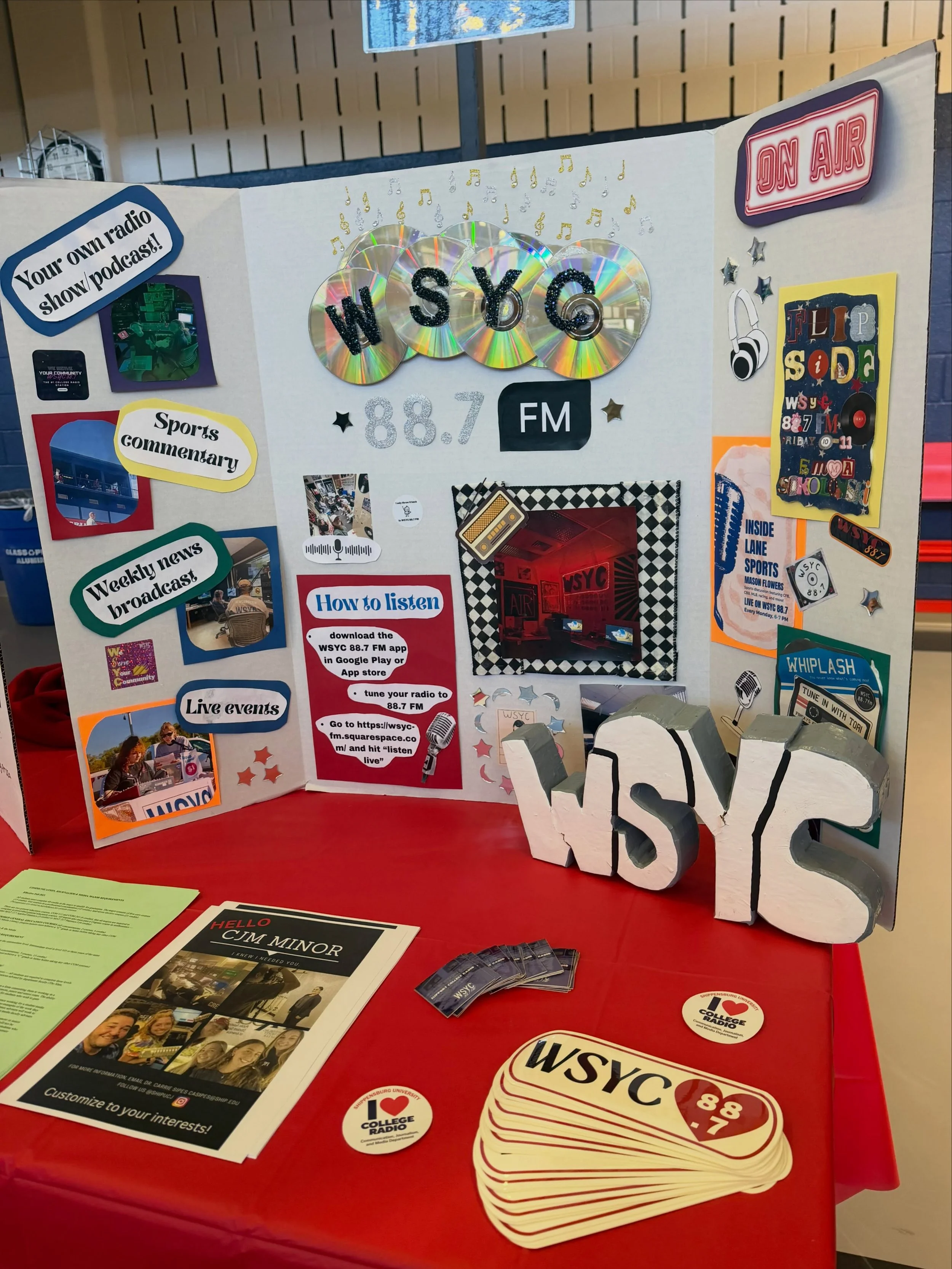 We had a great time this weekend talking to prospective students about WSYC! 📻❤️ We loved sharing what our station is all about and meeting so many new faces! 🎶

#collegeradio #collegeradiostation #wsyc #shippensburguniversity #shippensburg