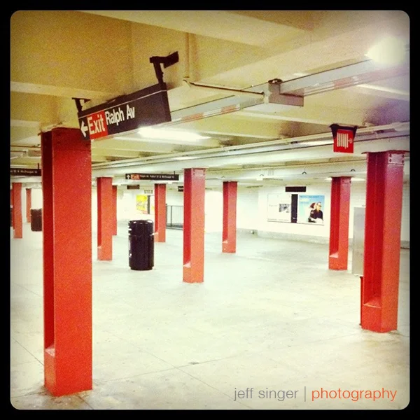 Empty Brooklyn Subway Station