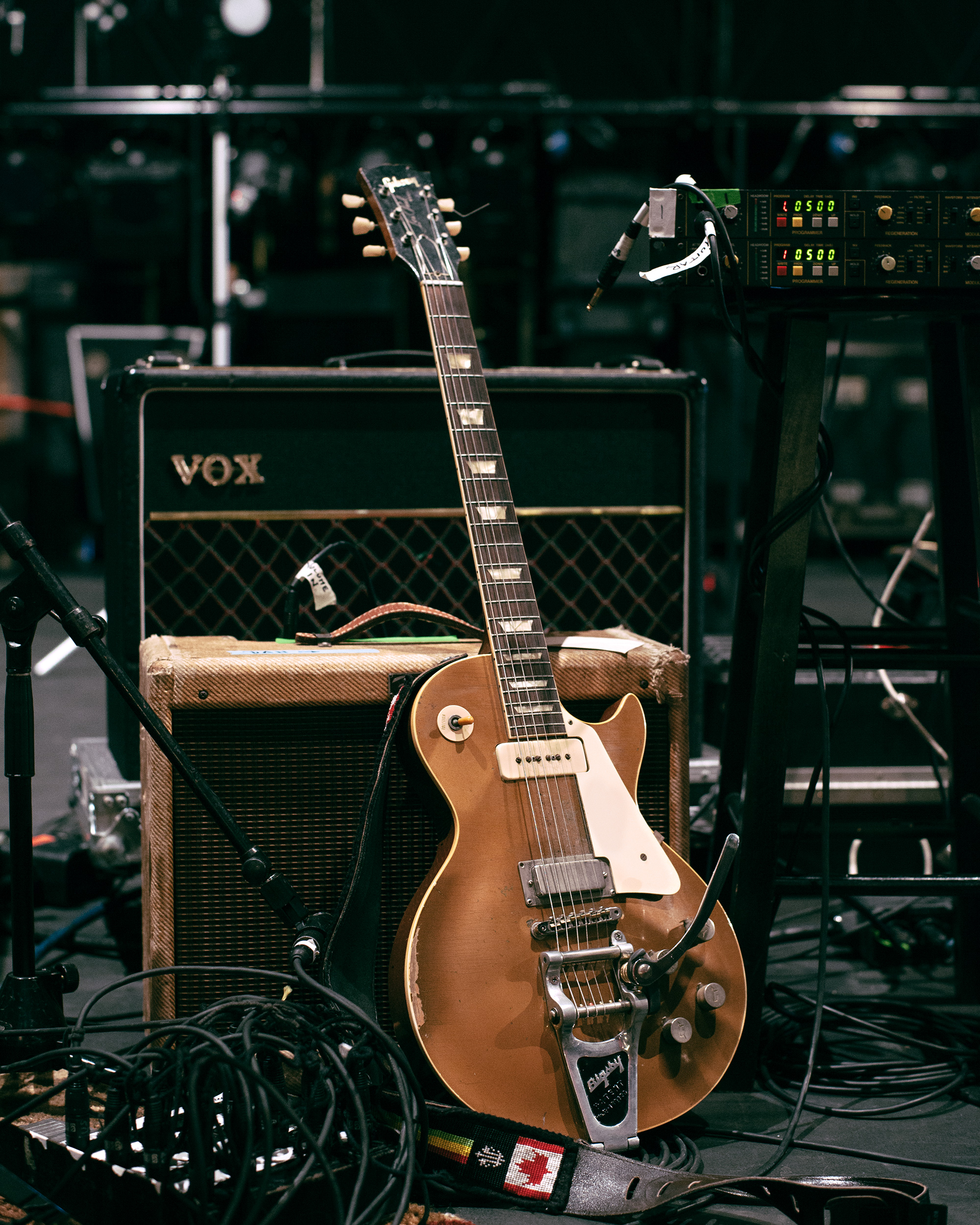 Dan Lanois' 1957 Gibson Les Paul Goldtop
