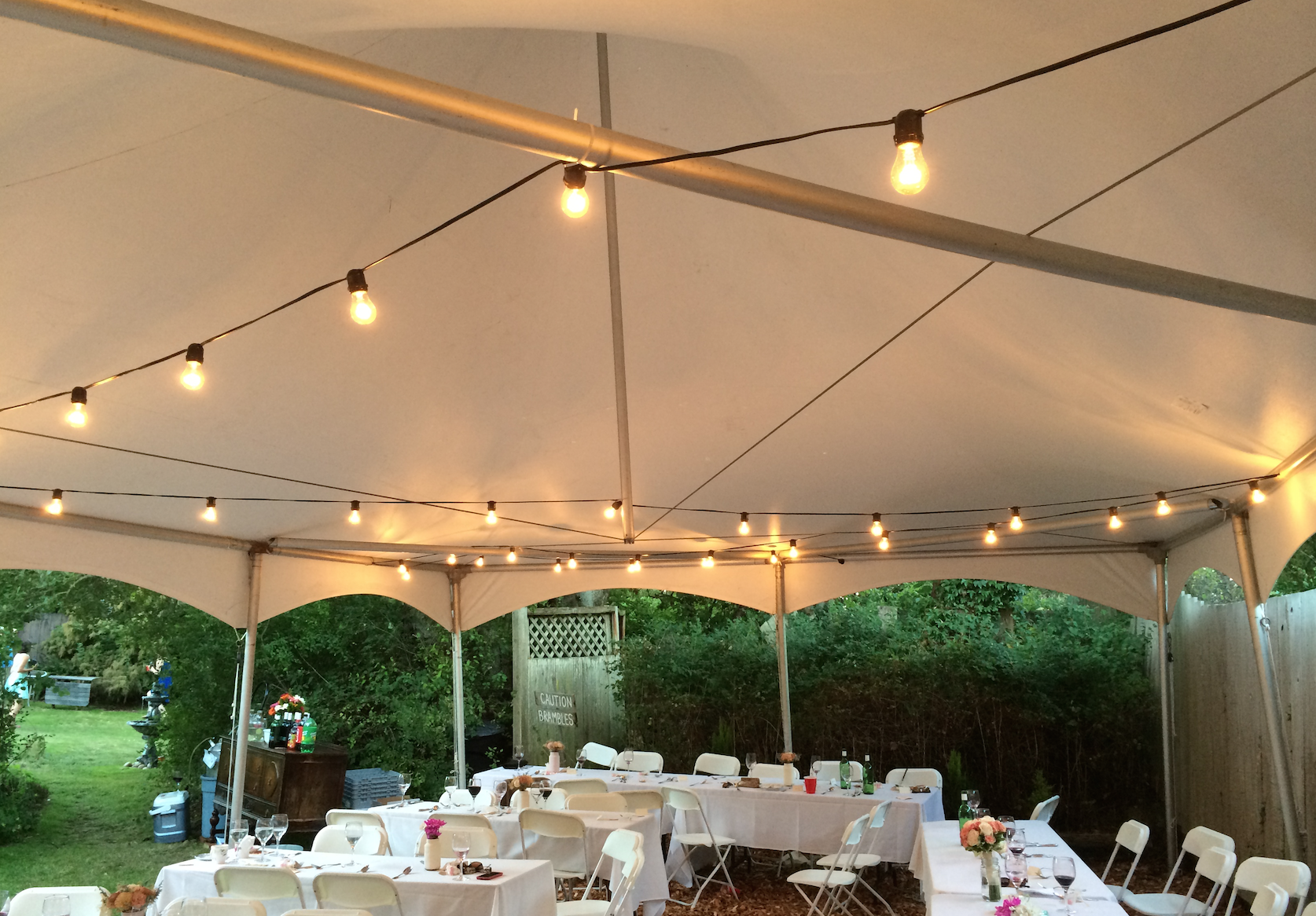 Commercial grade Edison bulb string lights. 106 feet. 