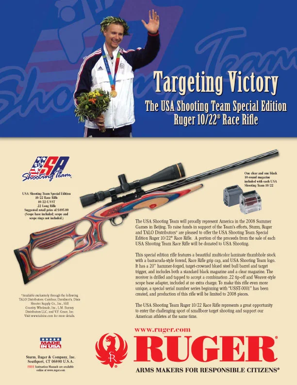 Ruger USA Shooting Team Race Rifle