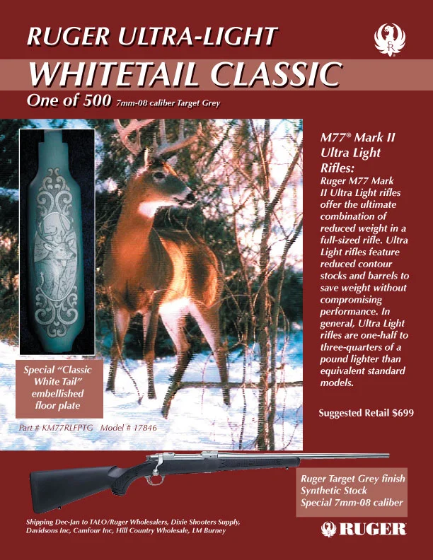 Ruger Ultra-Light Whitetail Classic