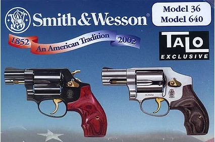 Smith & Wesson Model 36 and 640 Gold