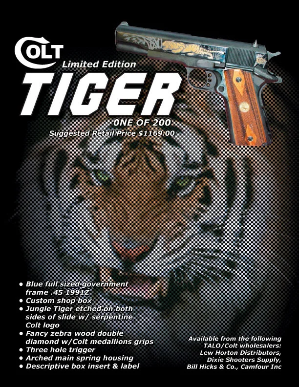 1991Z Colt Limited Edition Tiger