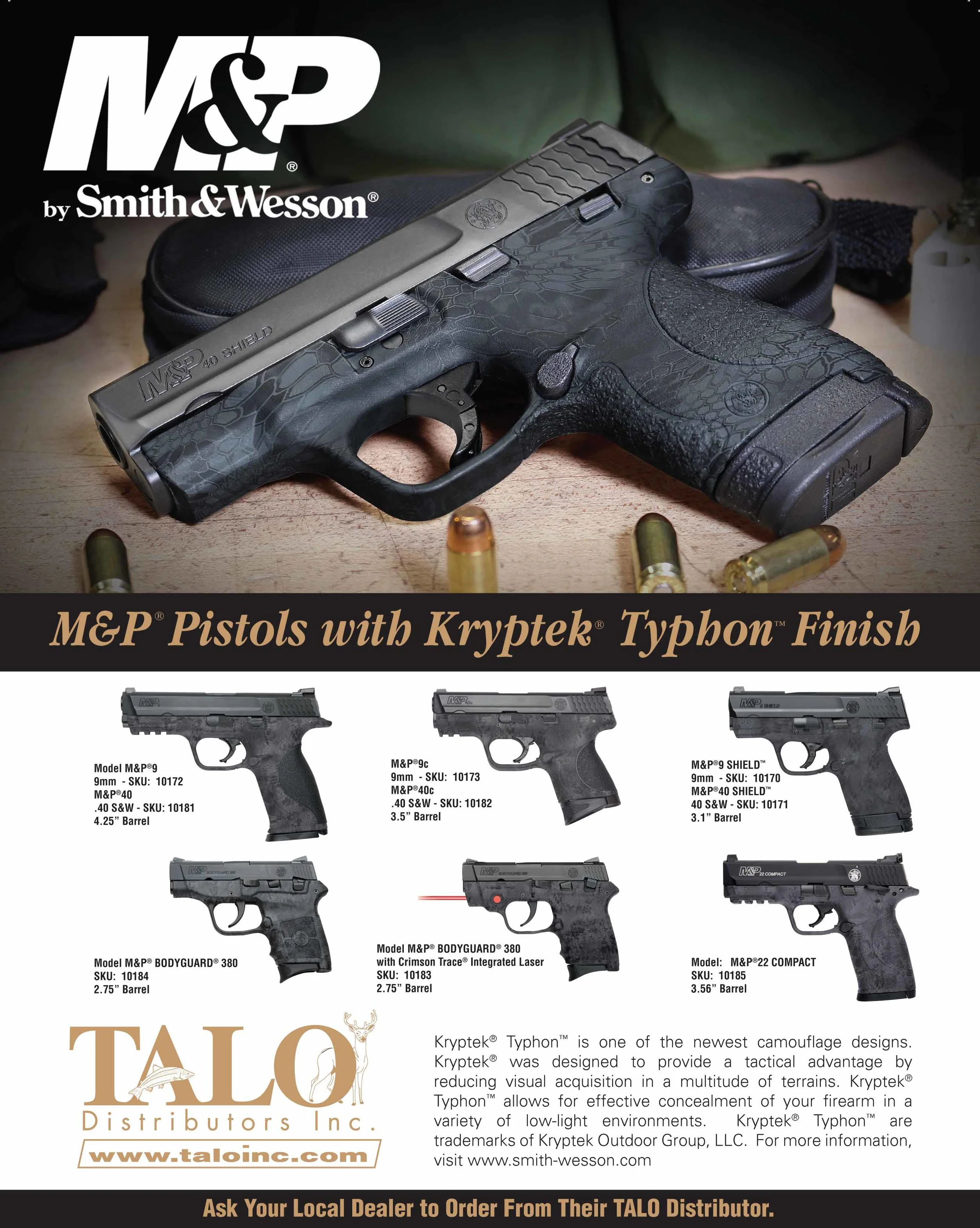 S&W Kryptek Pattern M&P series — TALO Distributors Inc