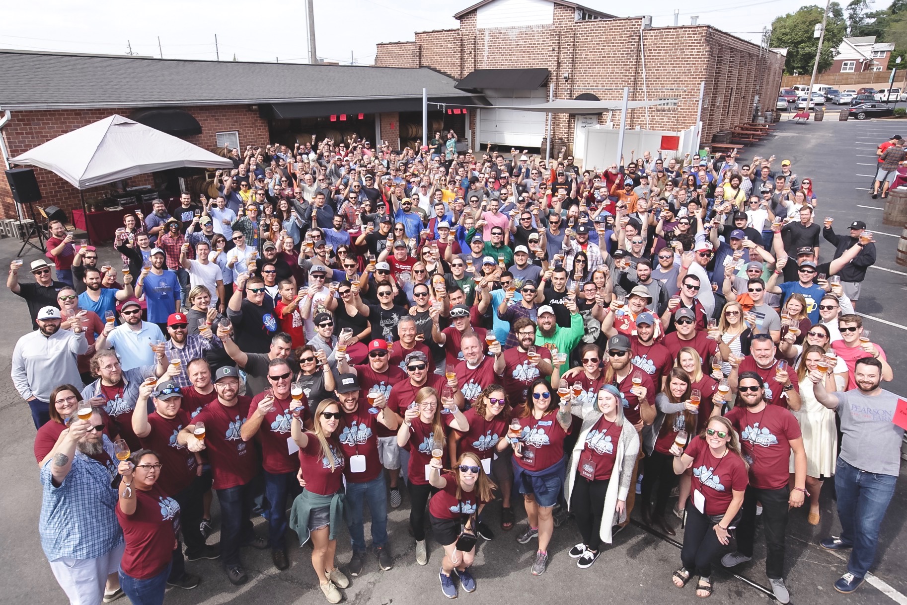 Worldwide Zwanze Toast - Zwanze Day 2018 at Side Project Brewing