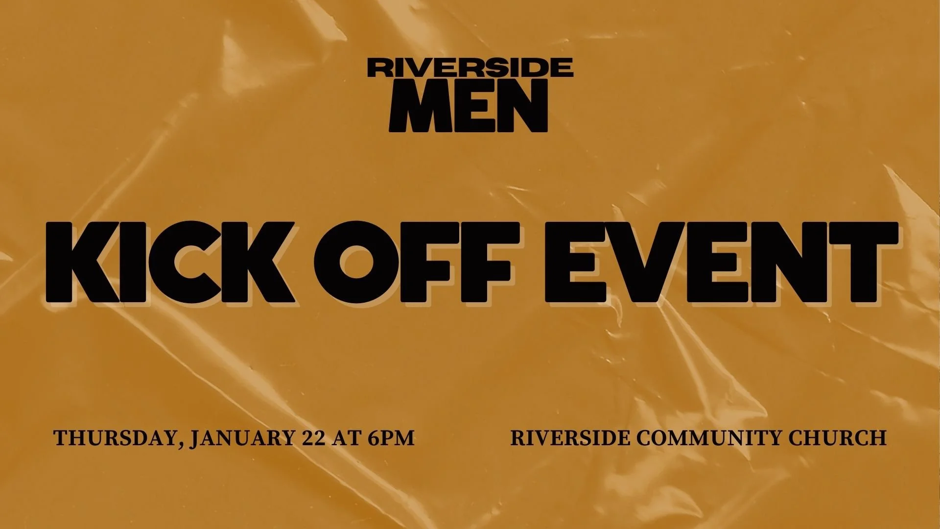 Riverside Men Kick Off Event