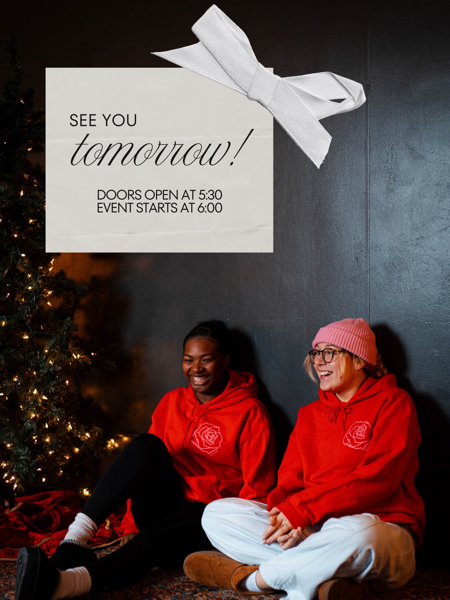 TOMORROW! We are so excited for Bloom Christmas this year &amp; cannot wait to see you❤️