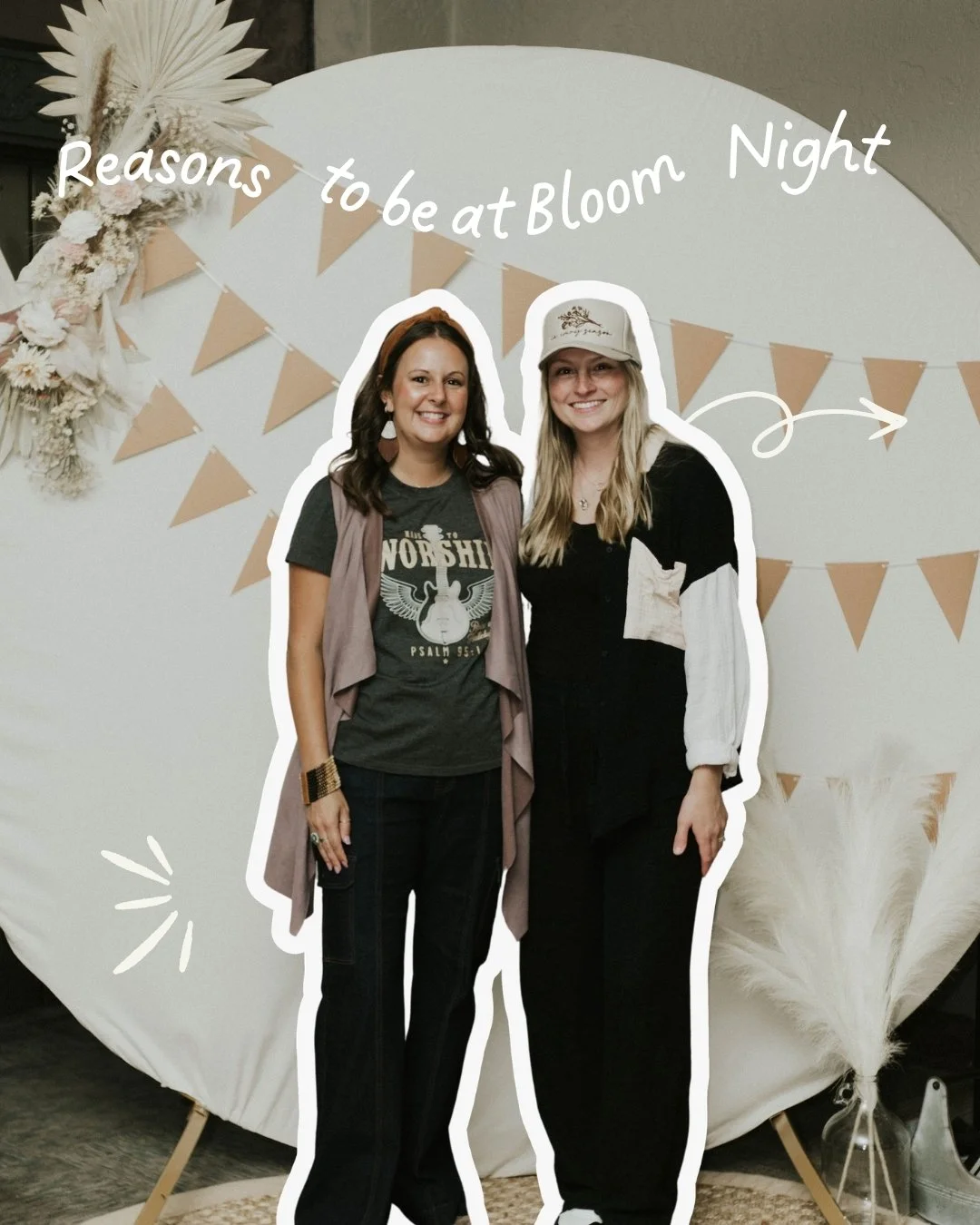 Hey Bloom Women! 👋 Here's just a few of the reasons you want to be at Bloom Night on May 1st! 🎉 Join us for our pre-party at 6:15pm with snack and coffee trucks available to purchase from, a candy bar, and the opportunity to pot your own plant! ☕🌷