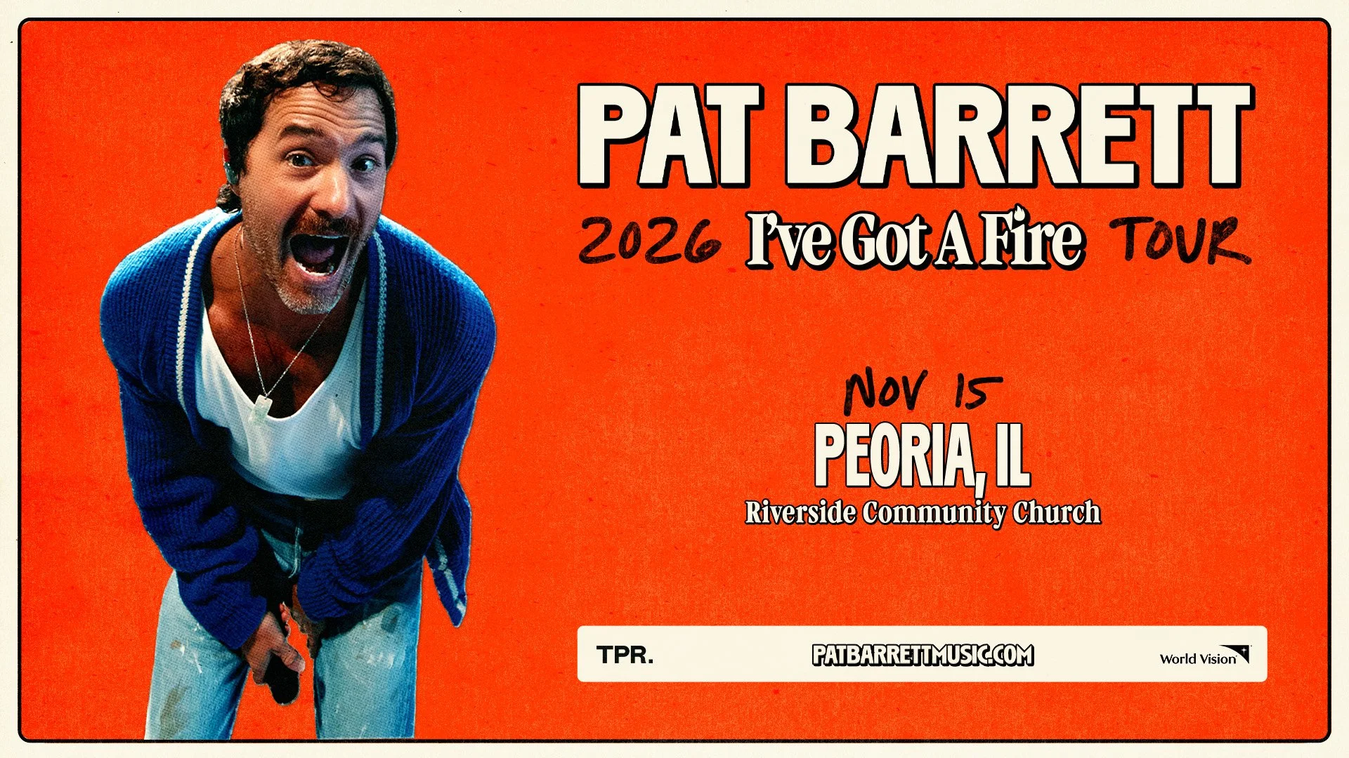 Pat Barrett - I've Got a Fire Tour!