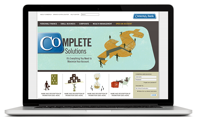 Comerica Bank Financial institution website