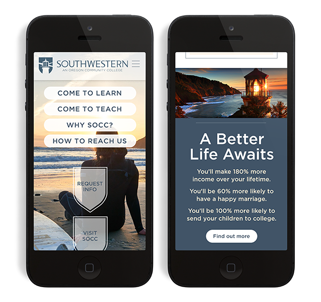 Southwestern Oregon Community College Educational website