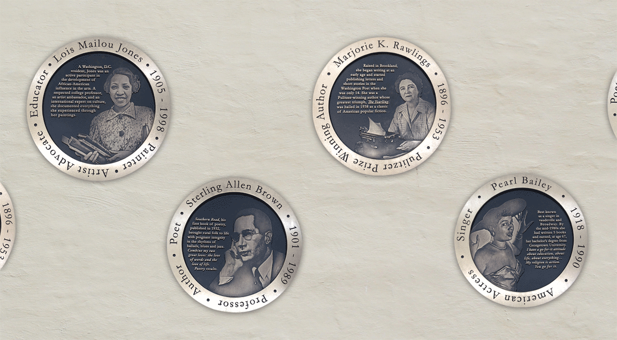 Cast Bronze Portrait Medallions - Historic Plaques - Masterwork Plaques
