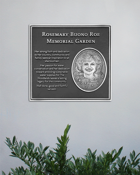 Cast Bronze Garden Plaque - Portrait Plaque - Masterwork Plaques