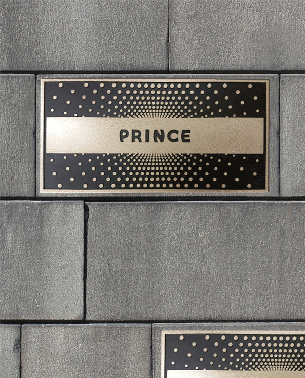 Cast Bronze Prince Plaque - Apollo Theater - Masterwork Plaques
