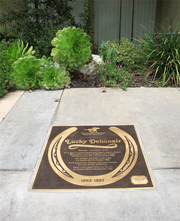 Thoroughbred Walk of Champions - Arcadia, CA - Bronze Series Plaques - Walk of Fame - Masterwork Plaques