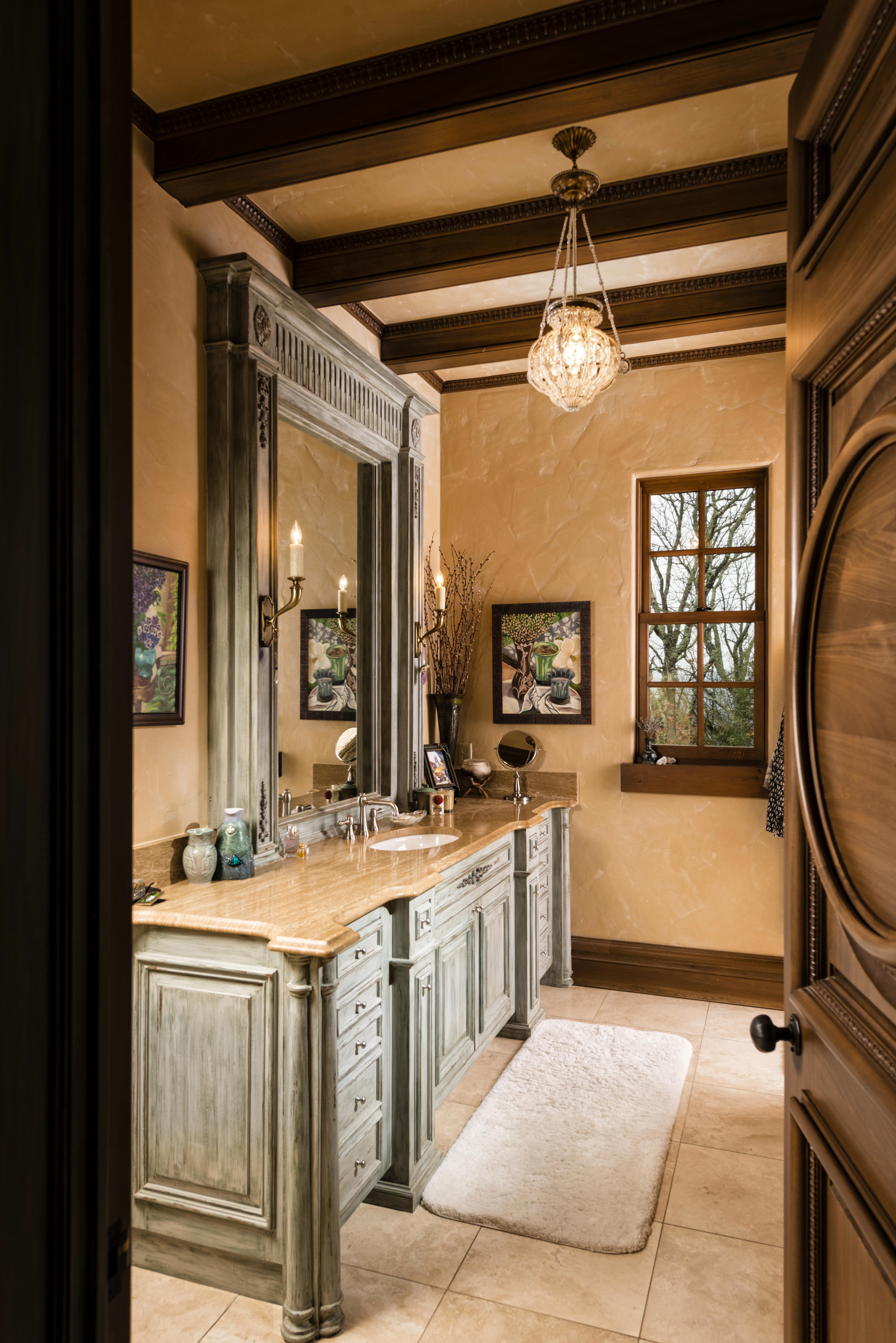  Her bath, with vanity. 