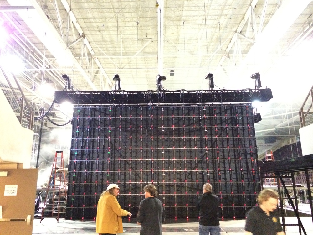 Back of LED Wall