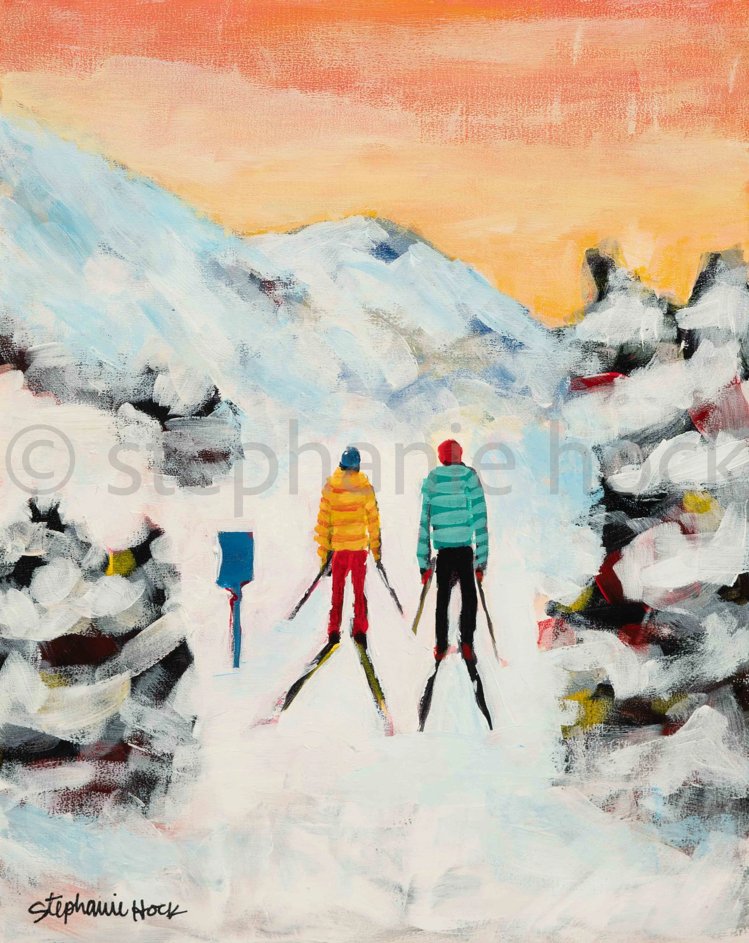 "Sherbet Skies"
8x10
$575