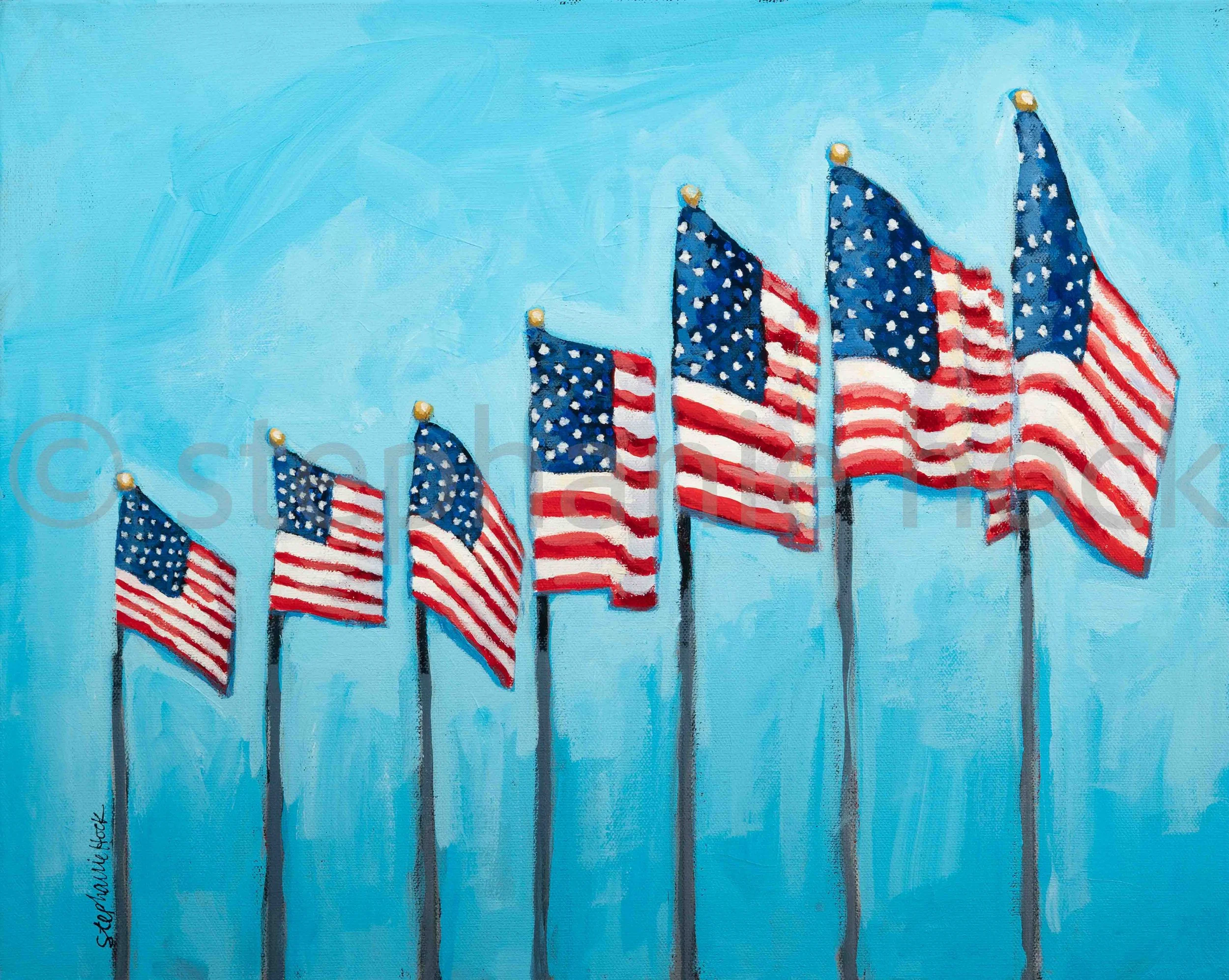"United We Stand II" 
16x20 inches
$1,350