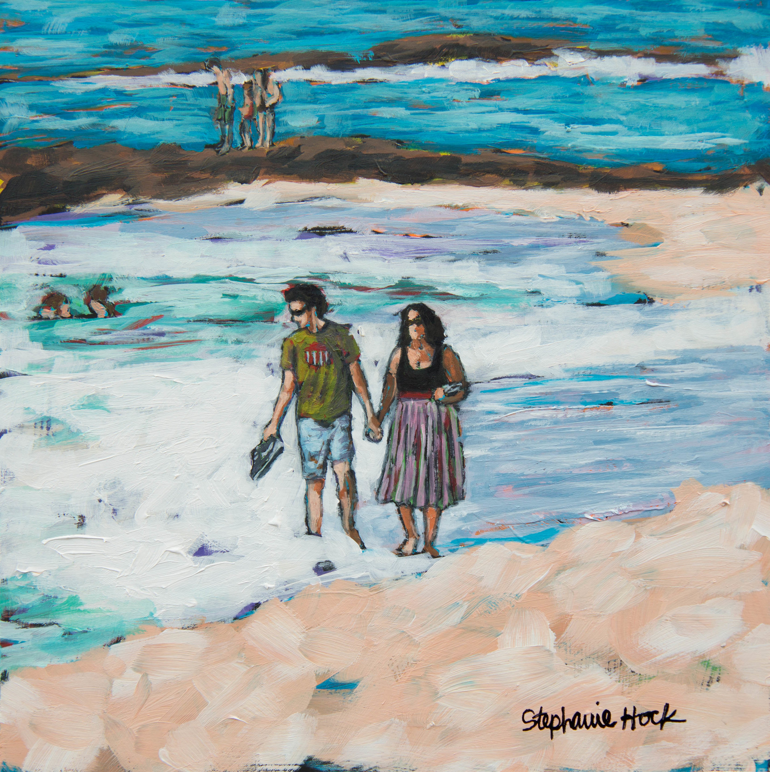 Long Walks, 8x8, $250