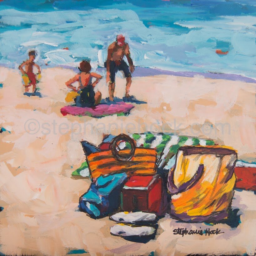 1531 Out for a Dip 6x6.jpg