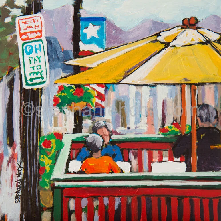 "Dinner in the Mountains" print (#1542)