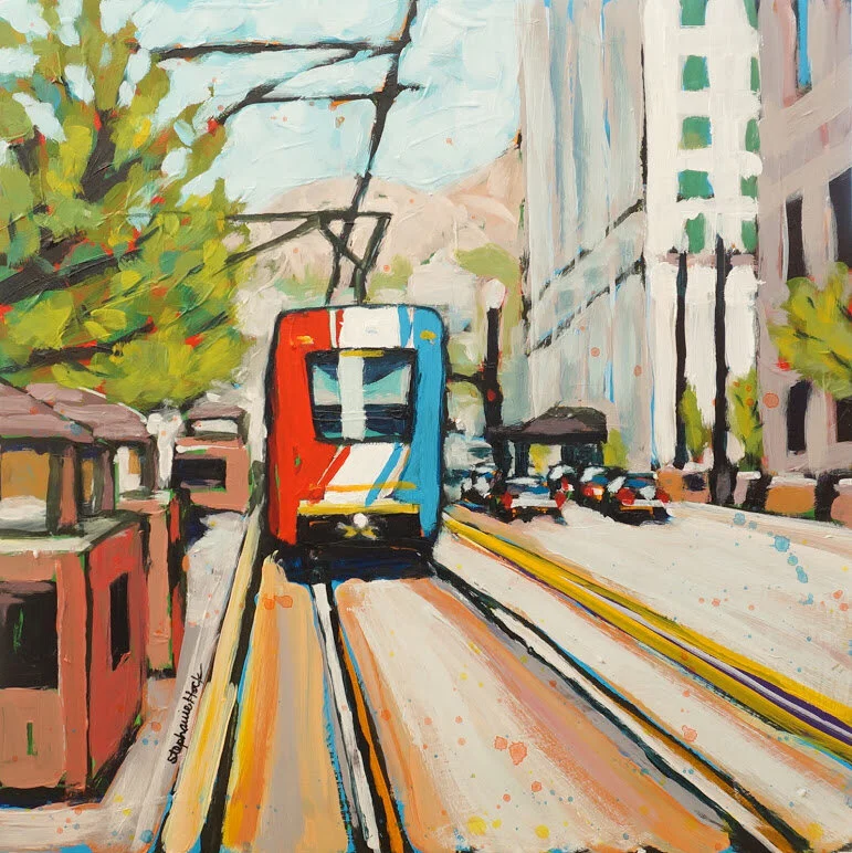 "Downtown Train" print (#1555)