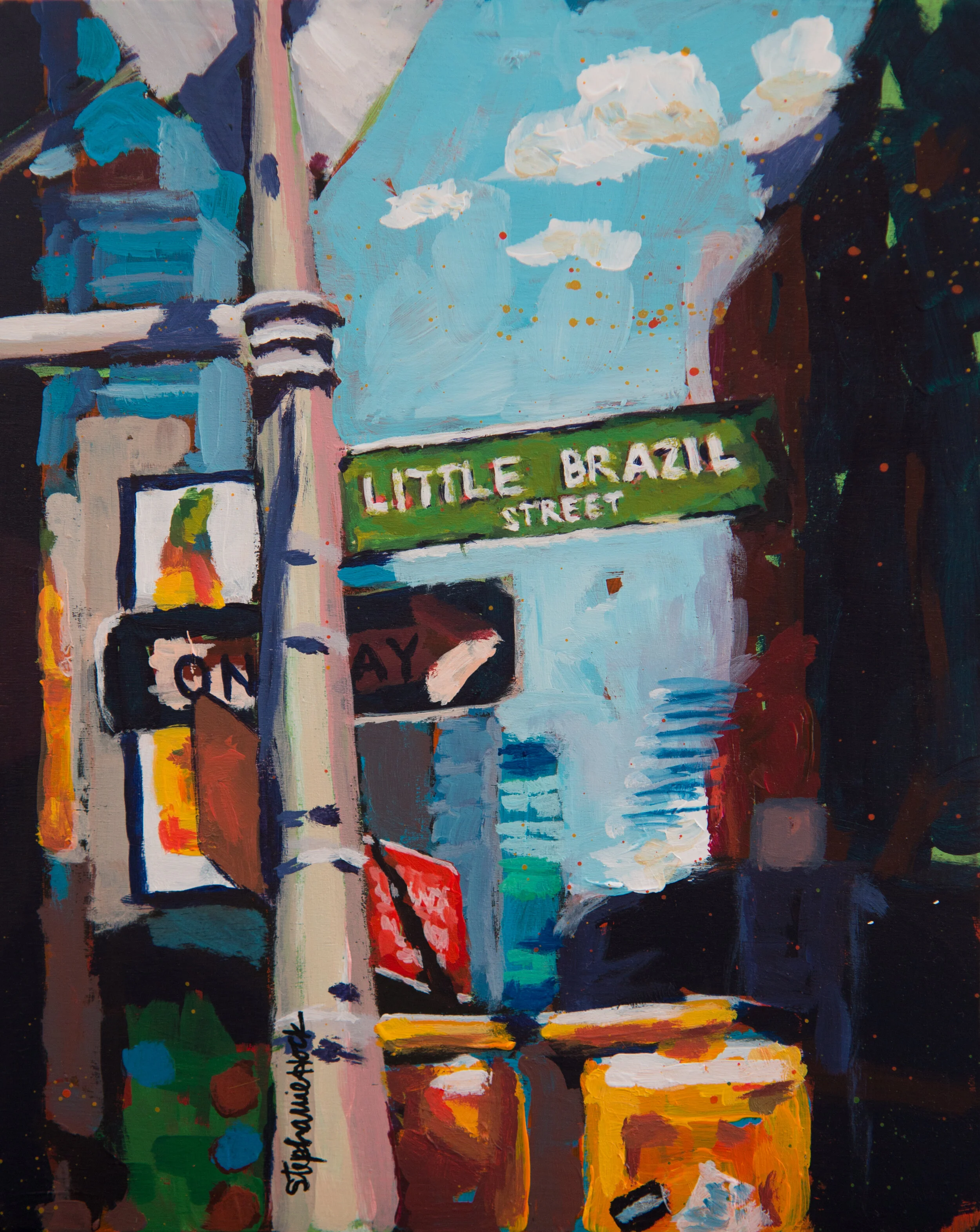 "Little Brazil Street" print (#1504)
