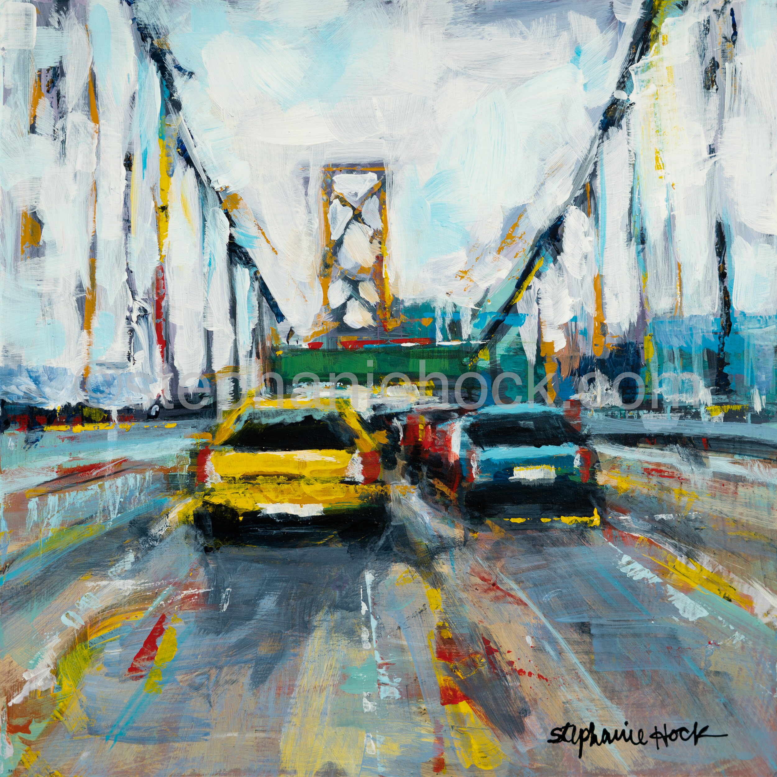 "Crossing a Bridge" print (#2046)