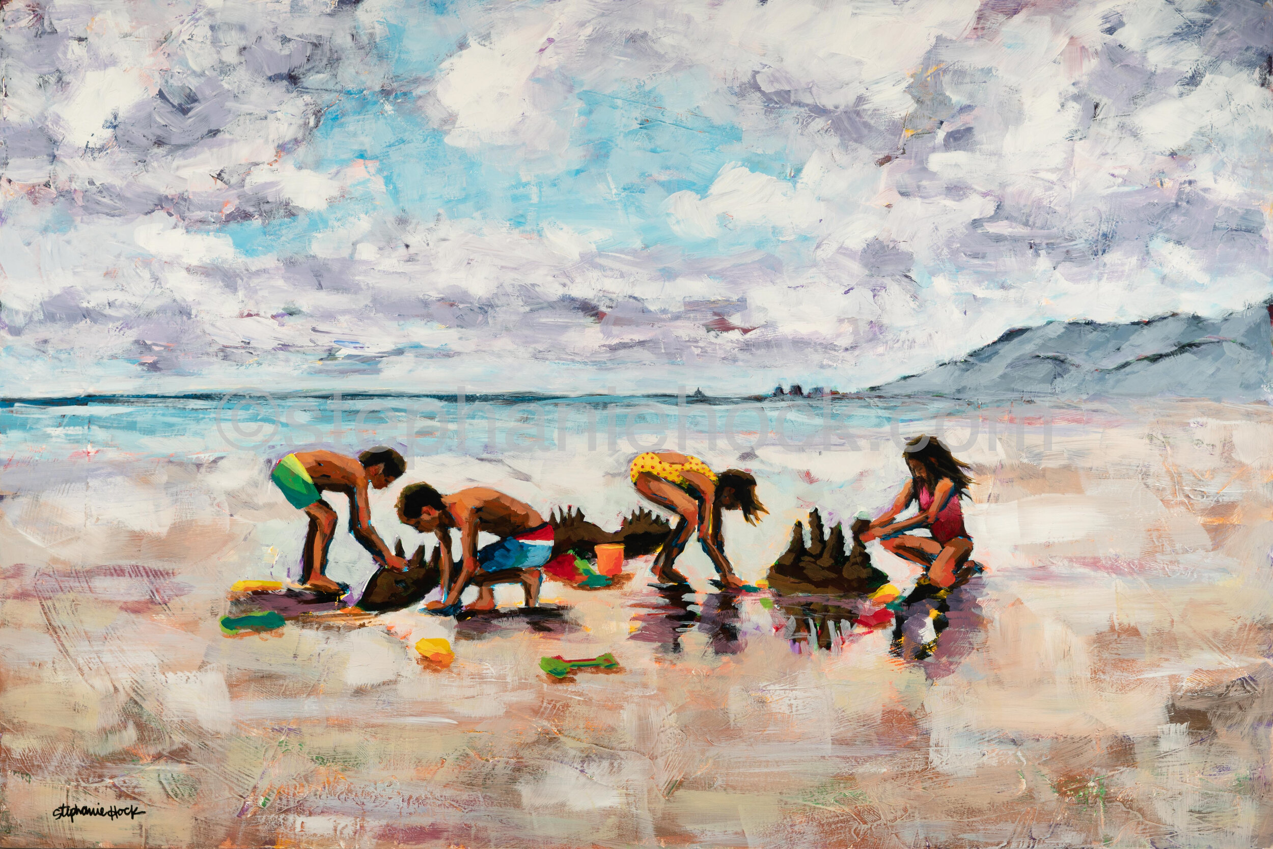 1964 On Beach Time 24x36.jpg