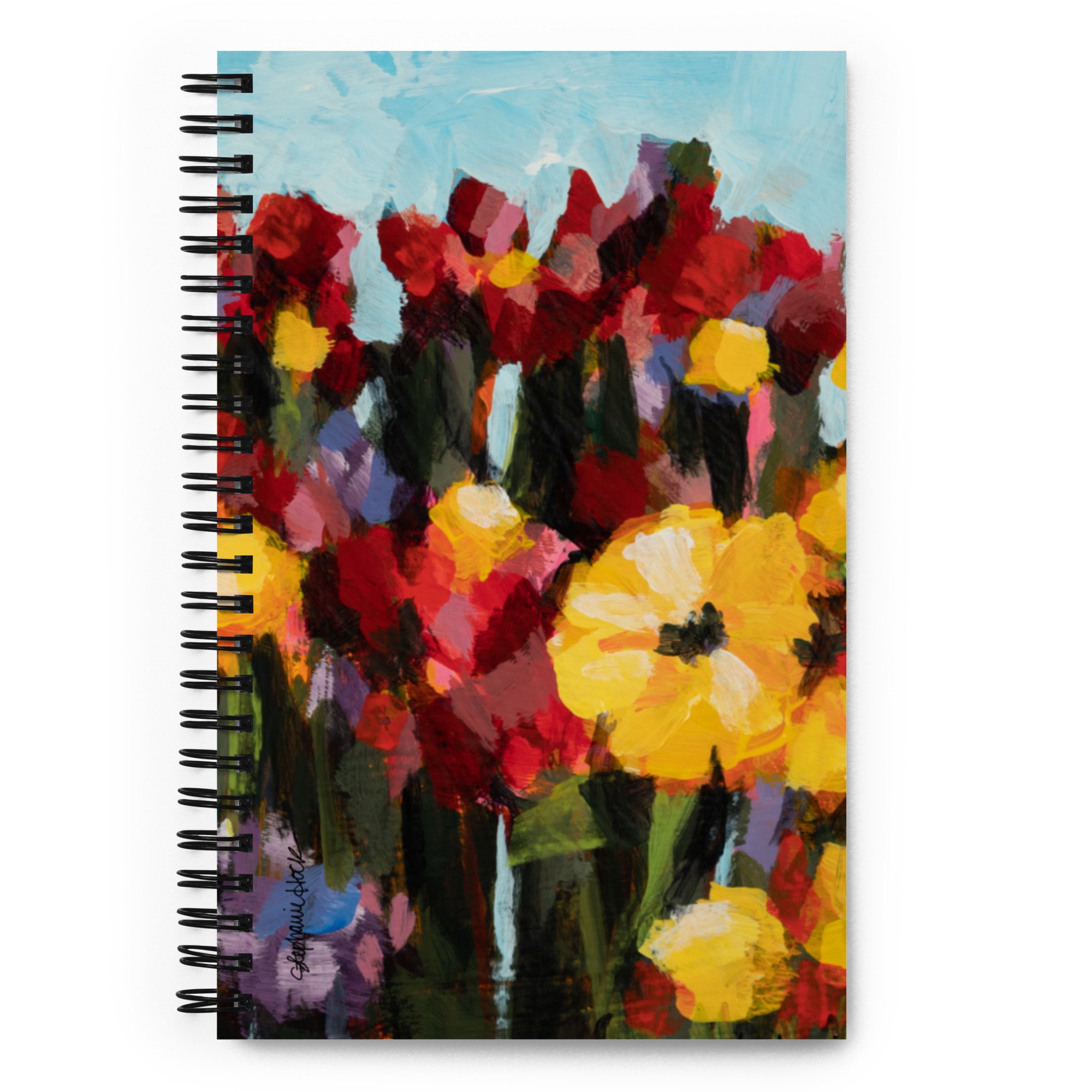 "Bloom" Spiral notebook