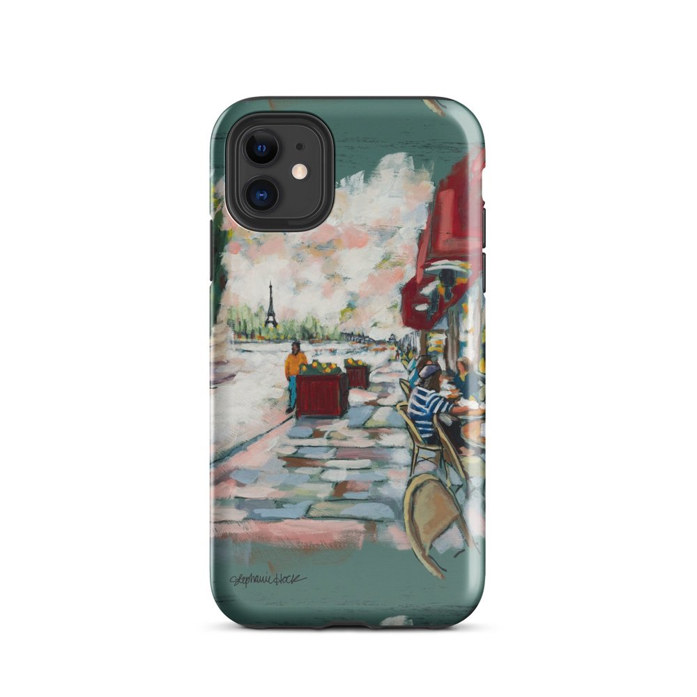 "Paris Pink" Tough Case for iPhone  Stephanie Hock Fine Art