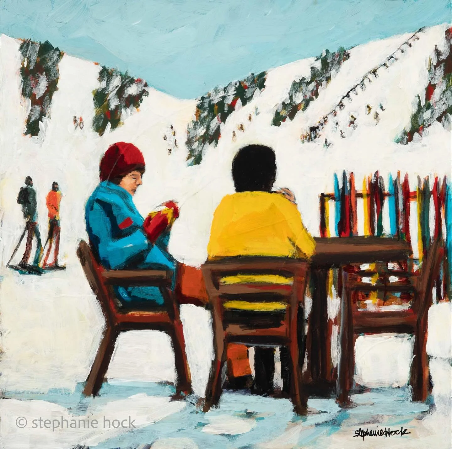 My friend Kim said once, &ldquo;I go skiing for 1. The Views 2. Lunch 3. The Company 4. Actually Skiing&hellip; In that order!!&rdquo; Ha ha. But don&rsquo;t we do so many things for the people we get to connect with? I&rsquo;m excited to connect wit